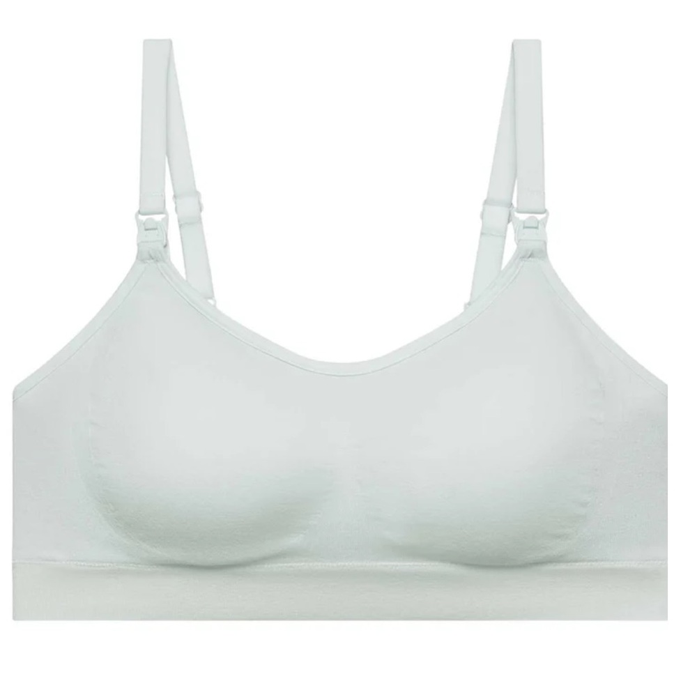 NWT NEIWAI Ice Blue Leakproof Nursing Maternity Bra Wireless XS $65